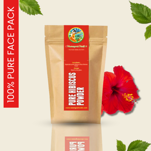 Hibiscus face mask for glowing face