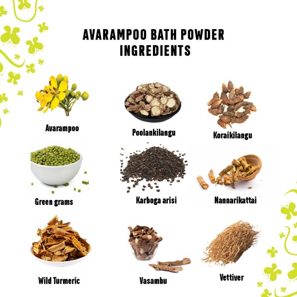 Avarampoo Bath Powder - 100g