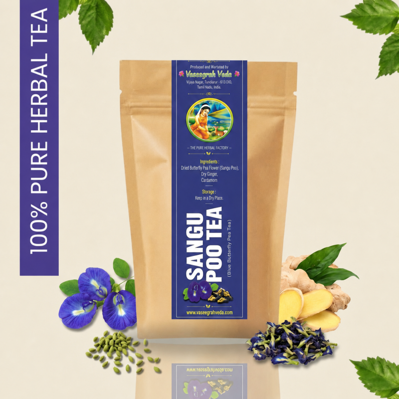 Sangu Poo Tea (Blue Butterfly Pea Tea)