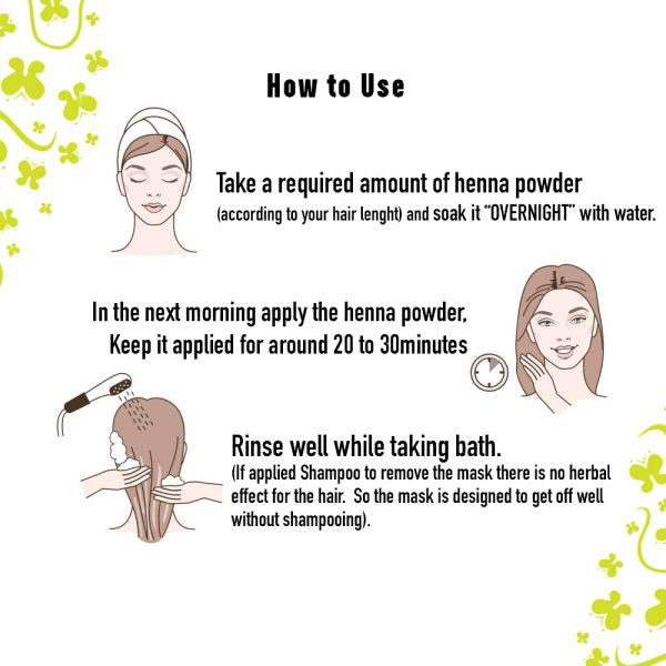 शुद्ध मेंहदी पाउडर - 100 gms