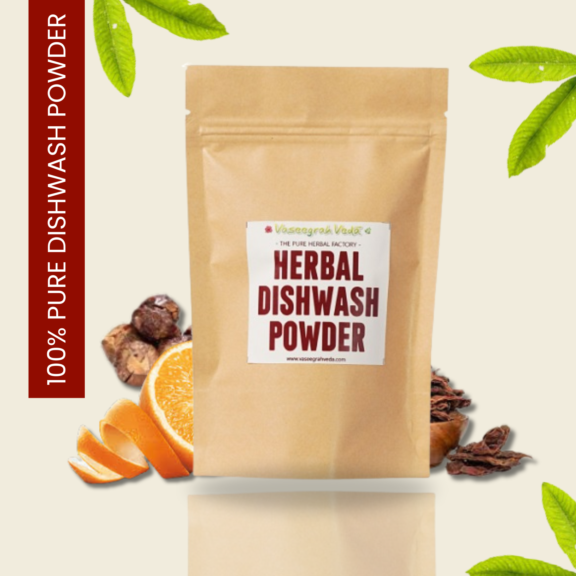 Herbal Dish Wash Powder - 200g
