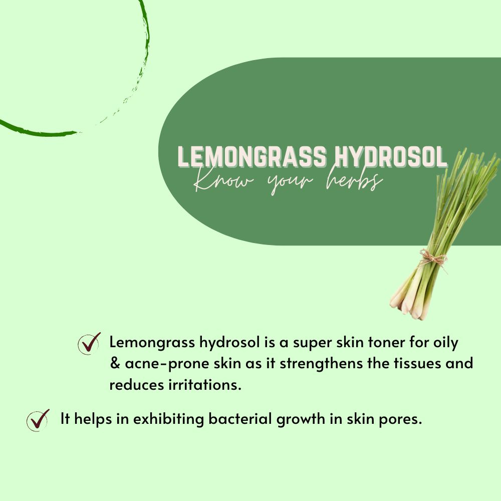 Lemongrass Hydrosol - 100ml