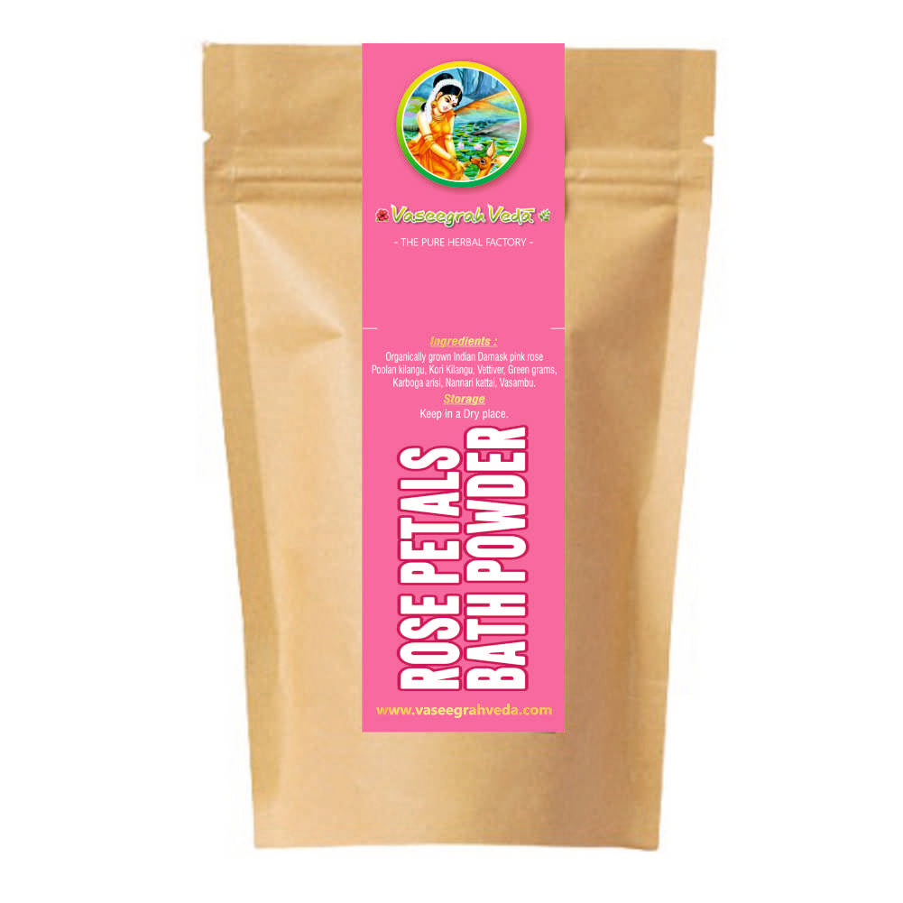 Rose Petals Bath Powder - 100g