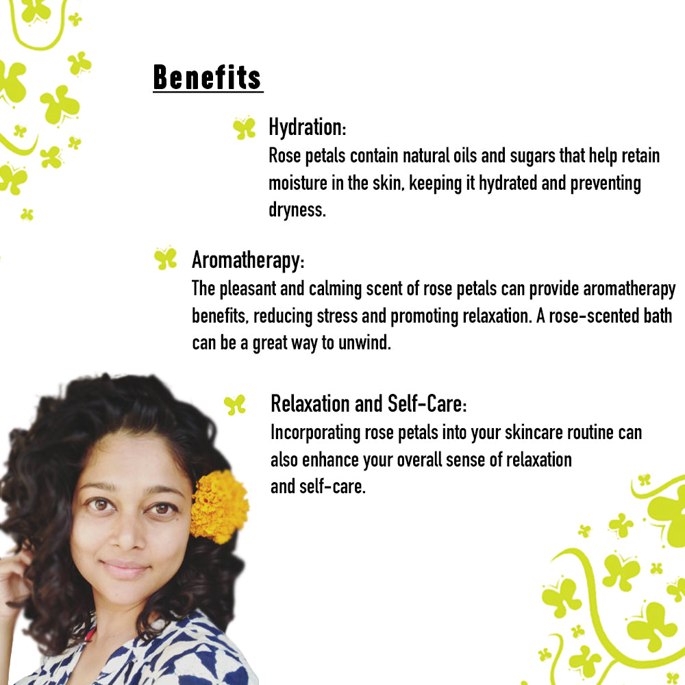 Rose Petals Bath Powder – 100gms