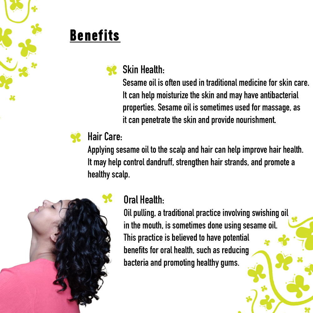 शुद्ध तिल का तेल (500 मि.ली.)